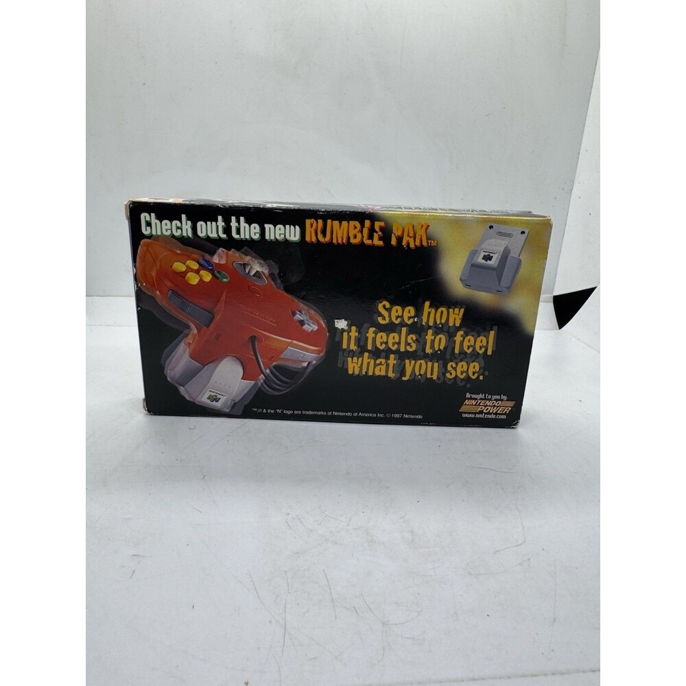 Vintage 1997 Nintendo Star Fox 64 N64 Launch Date Promo VHS Tape Rumble Pak Box